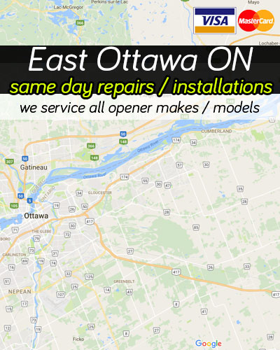 East Ottawa Ontatio Map